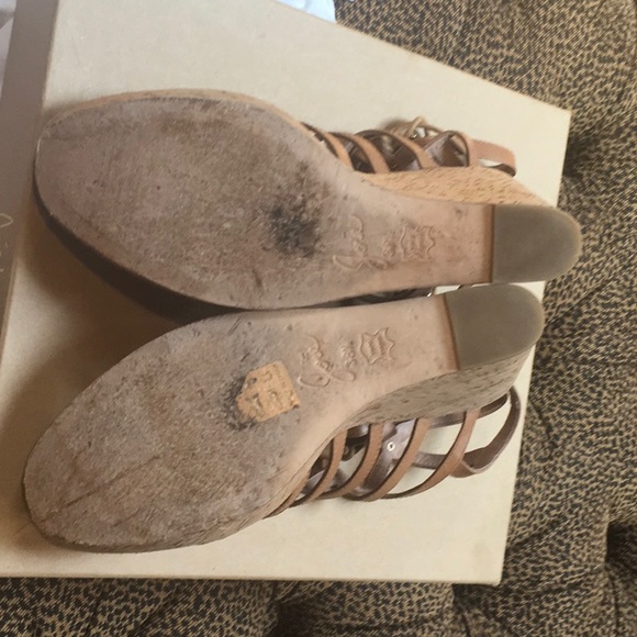 Sexy summer Gladiator JOIE “Larissa” wedge sandals - Picture 5 of 8